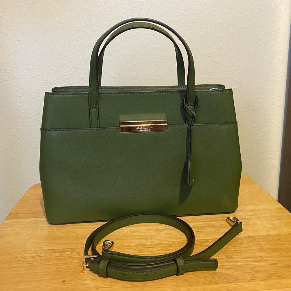 Kate Spade Maiden Way Saffiano Zuri Satchel NWOT.